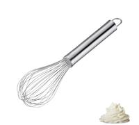 Westmark Whisk Pro - Fouet flexible en acier inoxydable - Fouet pratique pour œufs, pâte, etc. - Fouetter, remuer et mélanger - Argent, 28 cm