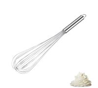 Westmark Whisk Pro - Fouet flexible en acier inoxydable - Fouet pratique pour œufs, pâte, etc. - Fouetter, remuer et mélanger - Argent, 48 cm