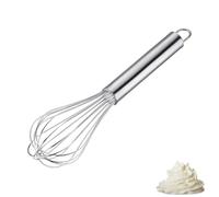 Westmark Whisk Pro - Fouet robuste en acier inoxydable pour œufs, pâte et sauces - Fouet pratique pour fouetter, remuer et mélanger - Argent, 28 cm