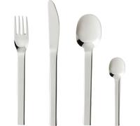 Westwing Collection Kimana Set de couverts Argent Acier inoxydable