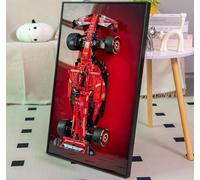 WETCEAOM Cadre Compatible avec Lego Technic Ferrari SF-24 F1, 42207 Tableau Mural Compatible avec Lego Les Amateurs, 75x45 cm Frame Support Mural De Voitures (Seulement Le Cadre)