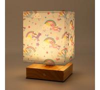 Wetry Lampe de Chevet Enfant Rechargeable, Veilleuse Tactile, Motif Licorne