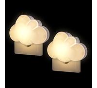 Wetry Veilleuse Bébé Prise Électrique, Lampe de Nuit Nuage, Automatique
