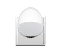 Wetry Veilleuse Prise Électrique Automatique pour Personnes Âgées, Ovale | Capteur Crépusculaire, Blanc Froid, Éclairage Couloir, Lumière Toilette, Lampe Nuit Chambre