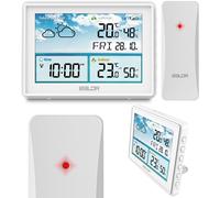 Wetterstation mit Display BD-909 weiß