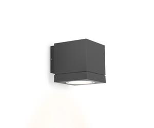 Wever & Ducré Tube Carré Outdoor Wall 1.0 LED Fassadenleuchte, anthracite