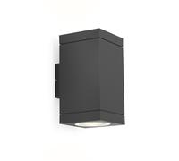 Wever & Ducré Tube Carré Outdoor Wall 2.0 LED Fassadenleuchte, anthracite