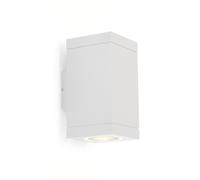 Wever & Ducré Tube Carré Outdoor Wall 2.0 LED Fassadenleuchte, blanc mat