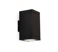 Wever & Ducré Tube Carré Outdoor Wall 2.0 LED Fassadenleuchte, noir mat