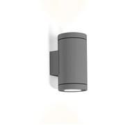 Wever & Ducré Tube Outdoor Wall 2.0 LED Fassadenleuchte, gris