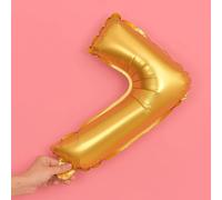 Wewoo 5 PCS Nombre Ballons Aluminium