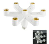 Wewoo adaptateur de douille E27 1 vers 7