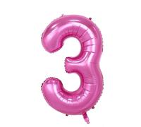 Wewoo Ballons Nombre Rose Rouge