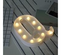 Wewoo Guirlande Lumineuse Alphabet Q Blanc Chaud