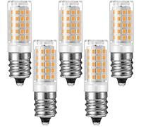 WEYIMVTO Ampoule LED, Ampoule LED E17 7 W, 220-240 V, équivalent halogène 70, 700 lm, culot à deux broches for lustre(Warm White)