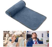 Weysat Coussin de Cou pour tête inclinable, Oreiller réglable en Peluche, Rouleau de Cou, en Polaire antidérapante, Coussin de Soutien de la tête pour Voyage, Maison, canapé inclinable (Bleu Brume)