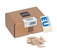 WFix Lamelle d'Assemblage Taille 0 250 pièces Biscuits Connecteurs en Bois Lamello Chevilles Plates pour Travaux de Menuiserie et Projets de Bricolage
