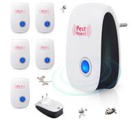 WFKKMEQ Ultrason Anti Moustique, Ultrason Souris et Rats & Insectes Répulsif Électronique, Répulsif pour Anti Souris, Rats Fourmis Araignées Moustiques - 6 Pack