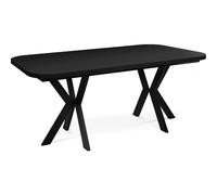 Wfl group Table à manger extensible - Noir