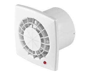WGB150H Extracteur d'air pour salle de bain avec minuteur, capteur d'humidité et roulement à billes 150 mm