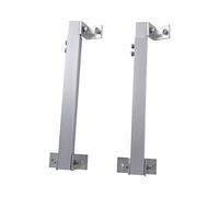 WGFOIP Ensemble de Supports de Montage de Panneaux Solaires pour Toit, Balcon ou Sol - Support Réglable de 15° à 30° en Alliage D'aluminium avec Résistance à la Corrosion