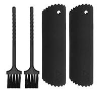 WGFOIP Ensemble D'éplucheur D'ail, Rouleau D'épluchage en Silicone, Brosse à Tube, Dissolvant de Peau D'ail Portatif pour éplucher Rapidement les Clous de Girofle