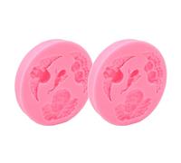 WGFOIP Lot de 2 Moules en Silicone Baby Angel pour la Fabrication de Chocolat et de Savon, Faciles à Nettoyer, Flexibles de qualité Alimentaire