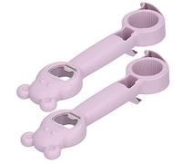 WGFOIP Ouvre-bouteille Manuel Portable 2 Pièces, Outil Compact et Polyvalent pour la Cuisine et les de la Maison 4 en 1 21cm (Violette)