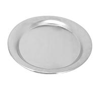WGFOIP Plat Alimentaire en Acier Inoxydable, Petite Assiette à Collation Ovale, Fournitures de Cuisine Durables pour le Service de Fruits 20x14,3 Cm
