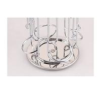 WGFOIP Porte-capsules de café élégant, Rotatif à 360 °, Support de Rangement pour Dosettes de café, pour la Maison et le Bureau, Chrome Durable, 24 Pièces
