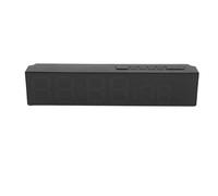 WGFOIP Réveil LED avec Grand écran et Port USB (Feu Vert Coque Noire)