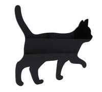 WGFOIP Veilleuse en Forme de Chat, Lumière Chaude Activée par la Voix, pour Chambre à Coucher et Salon, Lampe à de Chat Noir Mignon, Design en Acrylique