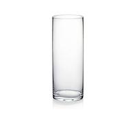 WGVI Vase cylindrique en Verre Transparent épais de qualité, 7,6 x 20,3 cm (l x H), Vase Fin pour Bouquet de Fleurs pour Mariage, Centre de Table, décoration d'intérieur, Pot à pinceaux, Stylo, 1