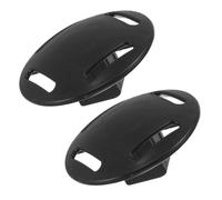 WHAMVOX 2 Pièces Capuchon de Tonnelle Hexagonale, Plastique Noir, Toit | Pièce de Remplacement pour Gazebo, Drainage Rapide, Résistance au Vent, Zones D’assise Irrégulières