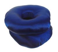 WHAMVOX 2 Pièces Oreiller de Récupération pour Piercing D'oreille en Tissu Bleu Marine avec Rembourrage en Coton Pp, Forme Anneau pour Alignement Cervical et Protection des Lobes