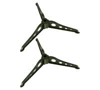 WHAMVOX 2 Pièces Support pour Sapin de Noël 1, 2m en Plastique Abs Pince | Design Triangulaire Élargi, Patins Antidérapants en Caoutchouc, Usage Intérieur Extérieur
