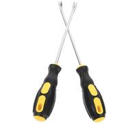 WHAMVOX 2pièces Outil Extracteur de Clous avec Fourche Acier à Haute Teneur Résistant pour Travaux de Menuiserie et Tapisserie Léger et Portable Plusieurs styles