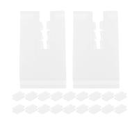 WHAMVOX 30pcs Crochet de Radiateur Réutilisable Étui de Protection pour Radiateur Plastique Blanc Protection Anti-rayures Installation Facile