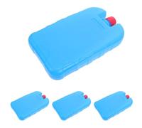 WHAMVOX 4 Pièces Blocs Réfrigérants Réutilisables 250 ml en PE, pour Isotherme, Froid Temporaire, Camping et Été