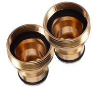 WHAMVOX Adaptateur Robinet 2 pièces Cuivre Connecteur Rapide pour Tuyau Eau Jardin et Bassin Polyvalent Étanche