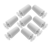 WHAMVOX Butées de Stores en Plastique Blanc, 8 Pièces, Fixation de Remplacement Surface Lisse et Installation Pratique pour Fenêtres et Volets Roulants