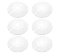 WHAMVOX Cache de Sortie de Climatiseur en Abs Blanc, Cache-murs en Plastique pour Trous Bride à Paroi Fendue, Installation Facile pour Tuyaux de Plomberie, pour Fête Estivale la Maison
