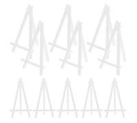 WHAMVOX Chevalets de Table Petits Plastique Lot de 10 pour Projets Décoratifs et Expositions Photos École