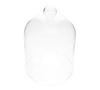 WHAMVOX Cloche en Verre pour Fleurs Durables, Dôme Délicat pour Fleurs Séchées et Rouge à Lèvres, Couvercle Décoratif pour Mariage et Occasions Spéciales