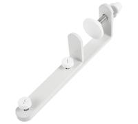 WHAMVOX Étagère de fixation pour panneau perforé, support en fer blanc, design sans perçage, bonne capacité de charge, pour rangement mural et usage quotidien à la maison, 7.48 x 1.97 x