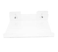 WHAMVOX Étagère Murale Flottante Rangement Mural en Acrylique 1 Set | Salle de Bain, Usage Maison ou Bureau, Design Simple et Élégant, Format Discret