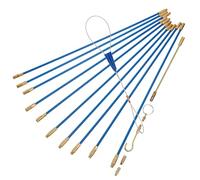 WHAMVOX Kit de Câblage Électrique 10 Tire-câbles en Fibre de Verre 33 Cm, Rigide et Facile à Utiliser les Câbles à Travers les Murs