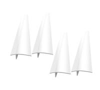 WHAMVOX Lot De 4 Cache-espaces En Silicone Transparent Résistant à La Chaleur 21 Pouces Pour Cuisinière Et Plan De Travail La Cuisine, Joint De Remplissage Adaptable Pour Nettoyage Facile