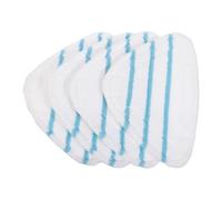 WHAMVOX Lot de 4 Coussins Triangle en Tissu Technique Lavables pour Balai Vapeur, Lingettes Réutilisables en Fibre, Nettoyage des Sols et Coins