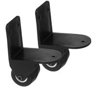 WHAMVOX Paire de Roues Pivotantes pour Valise en Pp et Abs Noires Remplacement Silencieux Roulement à Billes, pour Bagages de Voyage